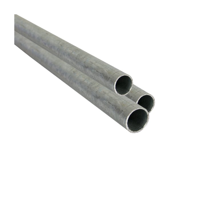 Galvanised steel round tube Ø B34
